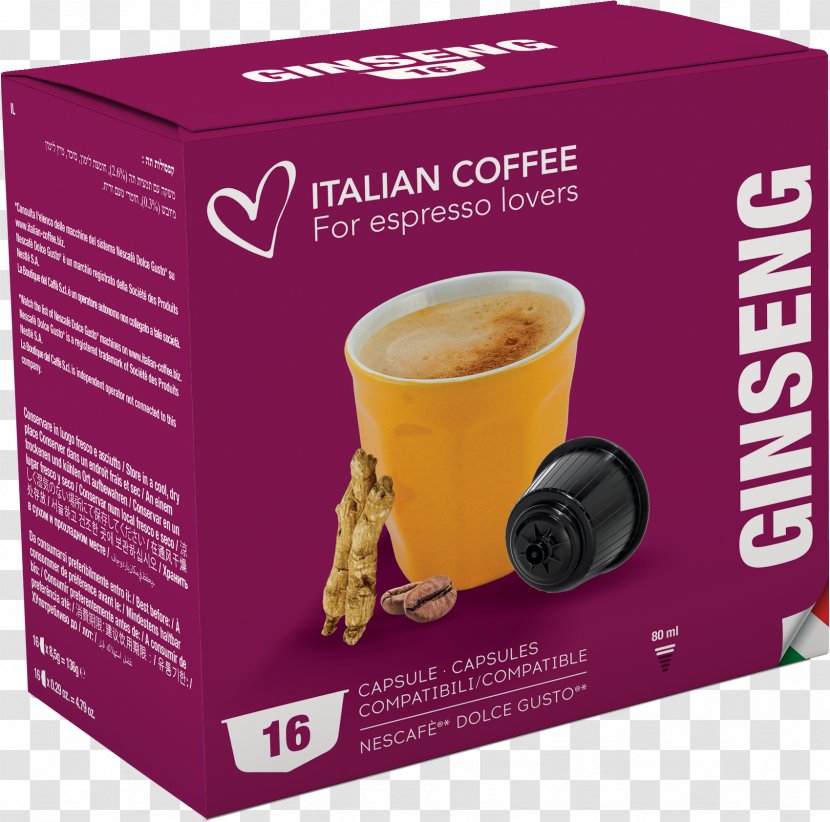 Dolce Gusto Coffee Italian Cuisine Espresso Latte - Instant Transparent PNG