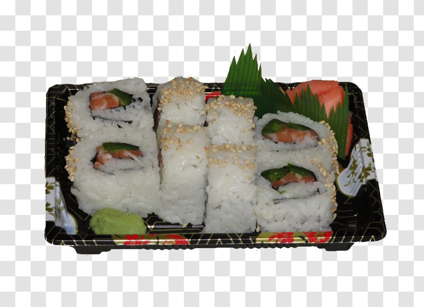 California Roll Sashimi Tempura Sushi Bento - Asian Food Transparent PNG