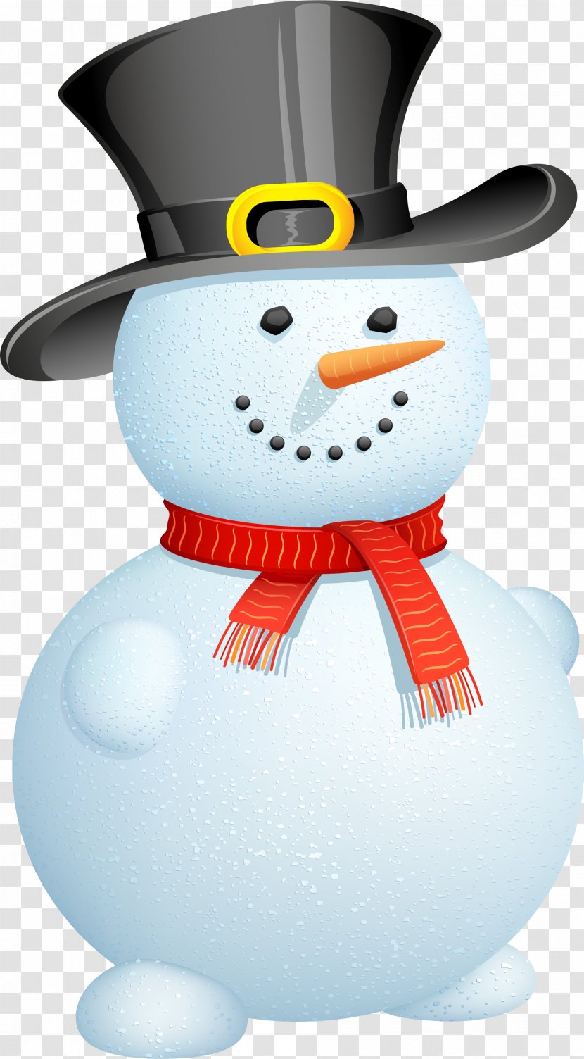 Snowman Christmas Photography Clip Art - Scarf - New Year Transparent PNG