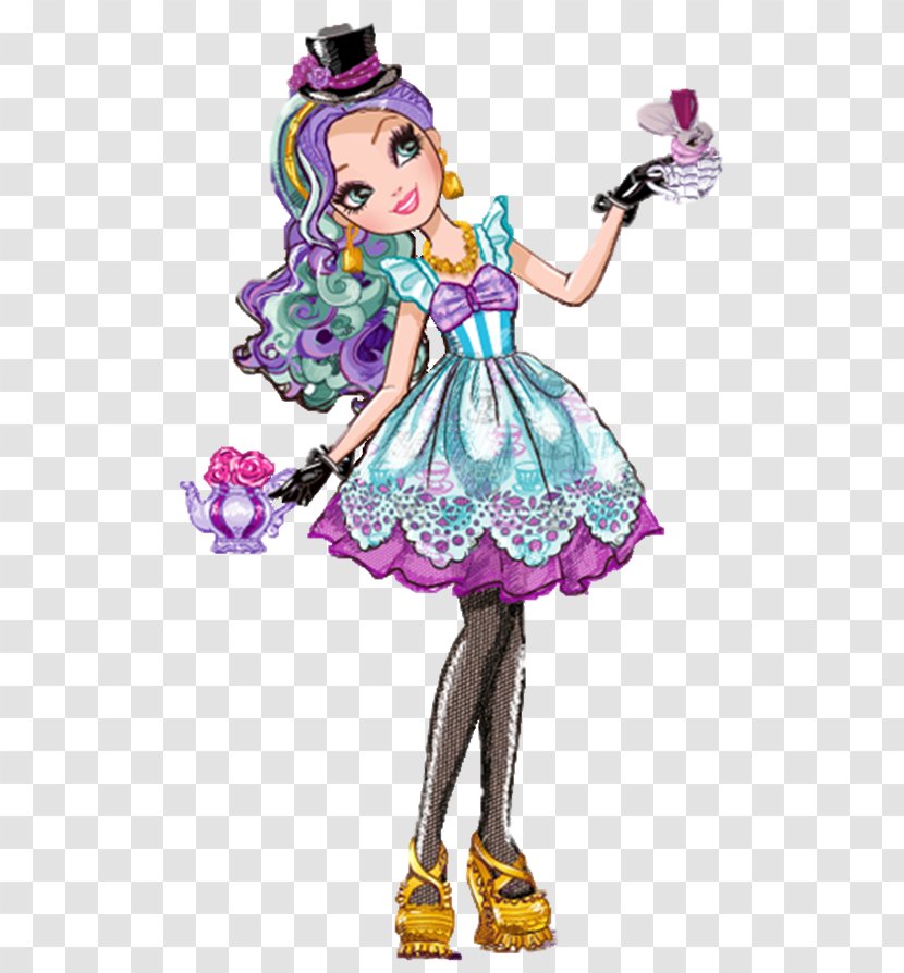 The Mad Hatter Ever After High Legacy Day Apple White Doll Raven Queen - Party Transparent PNG
