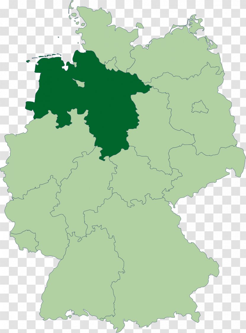 Lower Saxony States Of Germany Low German Old Saxon - Green - Country Transparent PNG