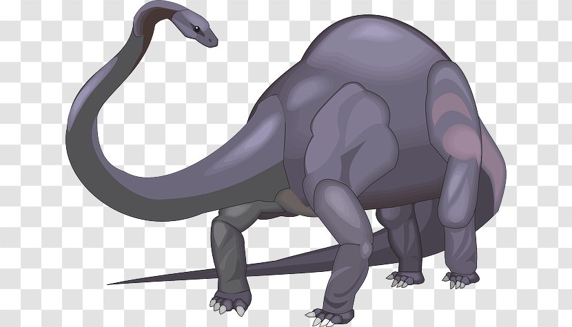 Tyrannosaurus Diplodocus Brachiosaurus Clip Art - Animal Figure - Dinosaur Transparent PNG