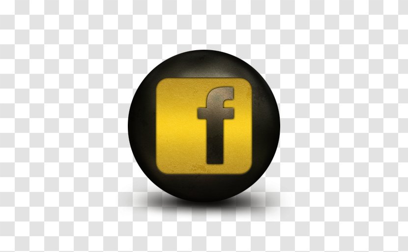 Social Media Facebook Logo - Yellow Copper Transparent PNG