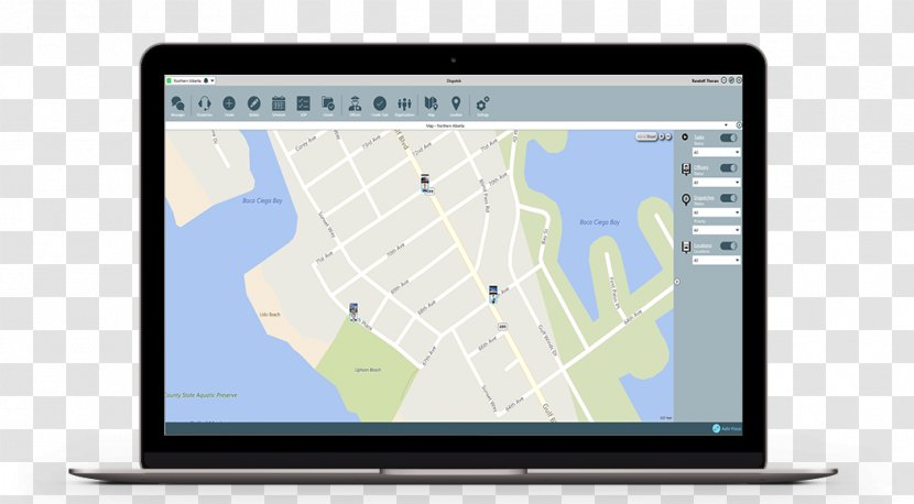 Electronics Computer Software Alarm Management Computer-aided Dispatch Dashboard - Mapping Transparent PNG