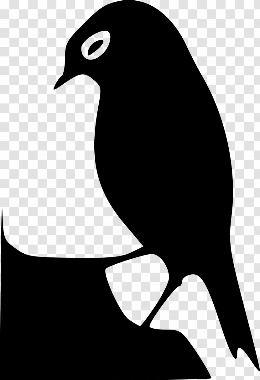 Bird Drawing Silhouette Clip Art - Wing Transparent PNG