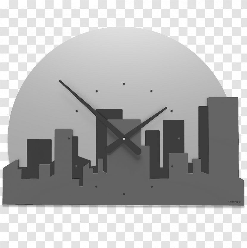 Quartz Clock Furniture Color Grey - Wall Transparent PNG