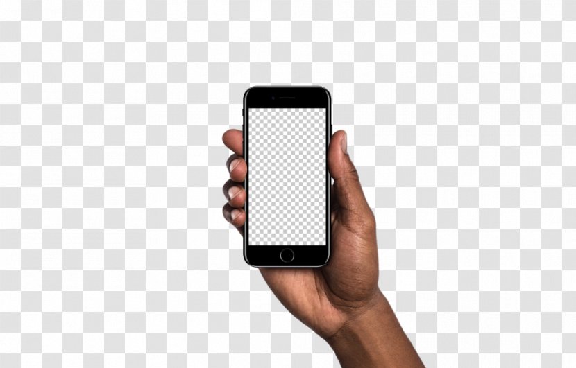 IPhone X Smartphone Mockup - Service - Black Woman Transparent PNG
