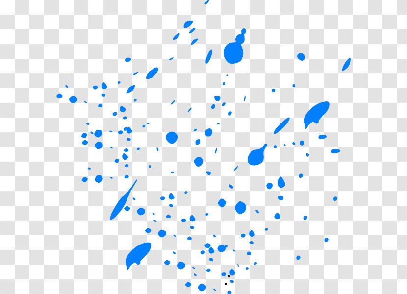 Paint Art Clip - Painting - Blue Splash Transparent PNG