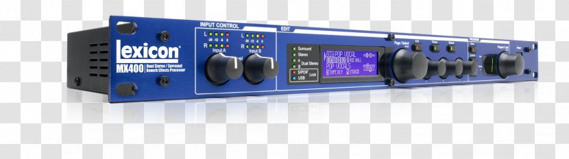 Lexicon MX400XL Effects Processors & Pedals MX200 Audio - Reverbcom - Mx400xl Transparent PNG