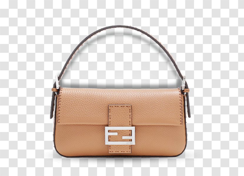 Handbag Leather Baguette Fendi - Shoulder - Bag Transparent PNG