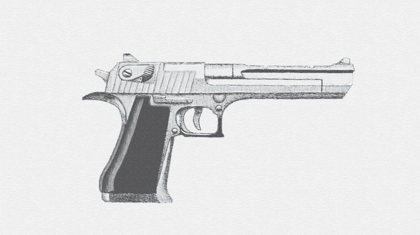 Ranged Weapon Firearm Trigger Air Gun - Handgun Transparent PNG