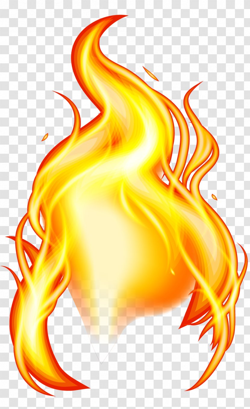 Yellow Flame Effect Element - Fire - Infographic Transparent PNG