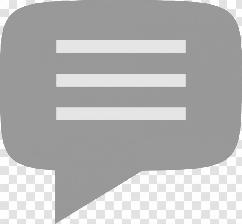 IPhone Message SMS - Rectangle - Grey Transparent PNG