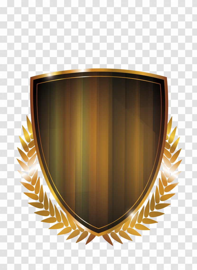 Brown Stripe Metal - Escutcheon - Logo Transparent PNG