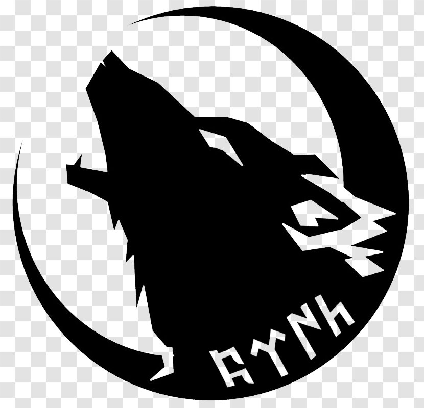 Gray Wolf Logo Elfquest Black Red - Drawing - Mask Transparent PNG
