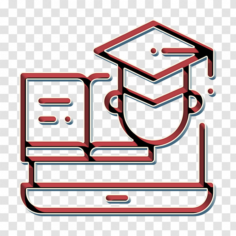 School Icon Online Learning Icon Training Icon Transparent PNG