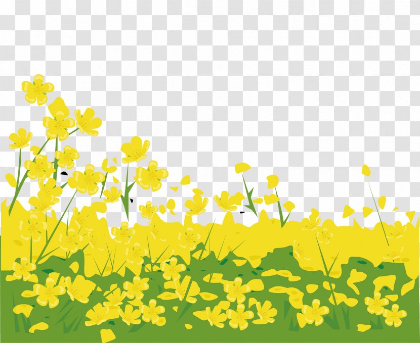 Flower - World Wide Web - Yellow Grass Map Transparent PNG