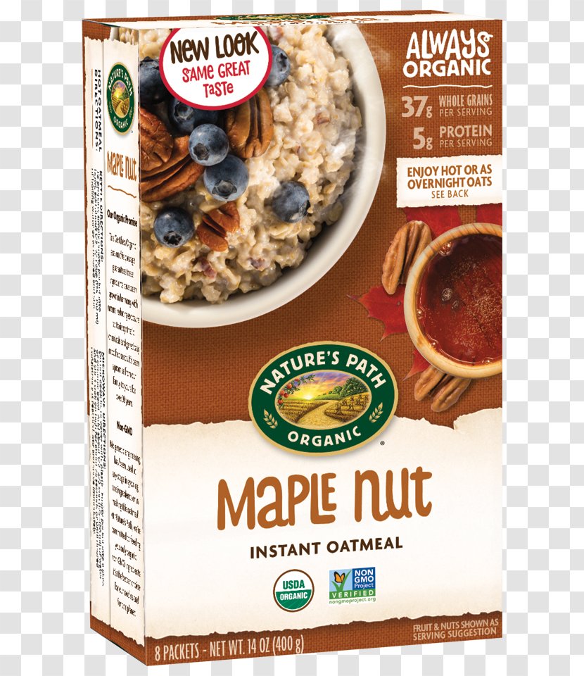 Breakfast Cereal Organic Food Nature's Path Oatmeal - Snack Transparent PNG