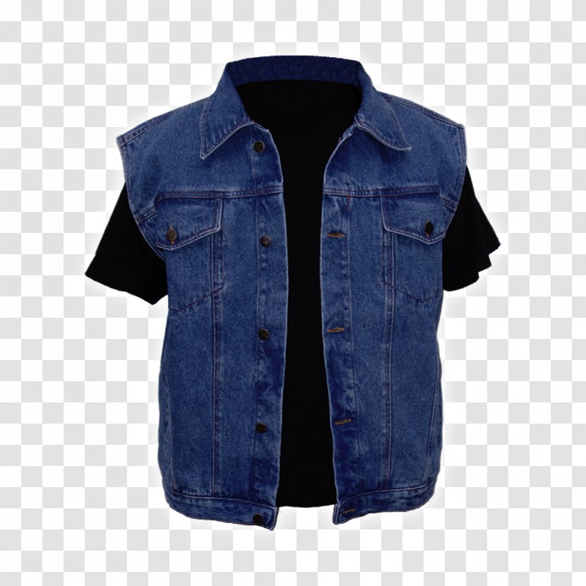 T-shirt Denim Jacket Jeans Waistcoat - Tshirt Transparent PNG