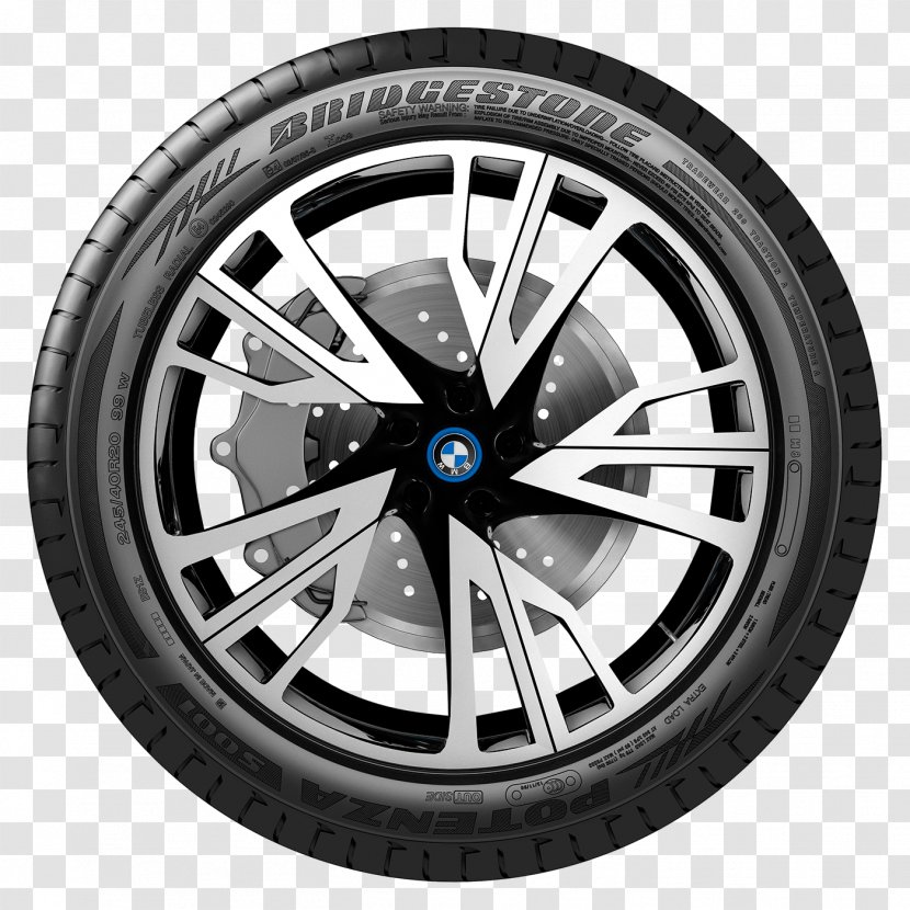 Car BMW I8 Wheel Rim Tire - Bmw Transparent PNG
