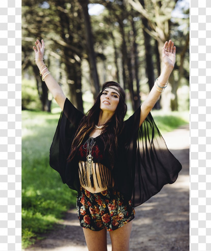 Shoulder Outerwear Tree Photo Shoot Sleeve - Hippie Chic Transparent PNG