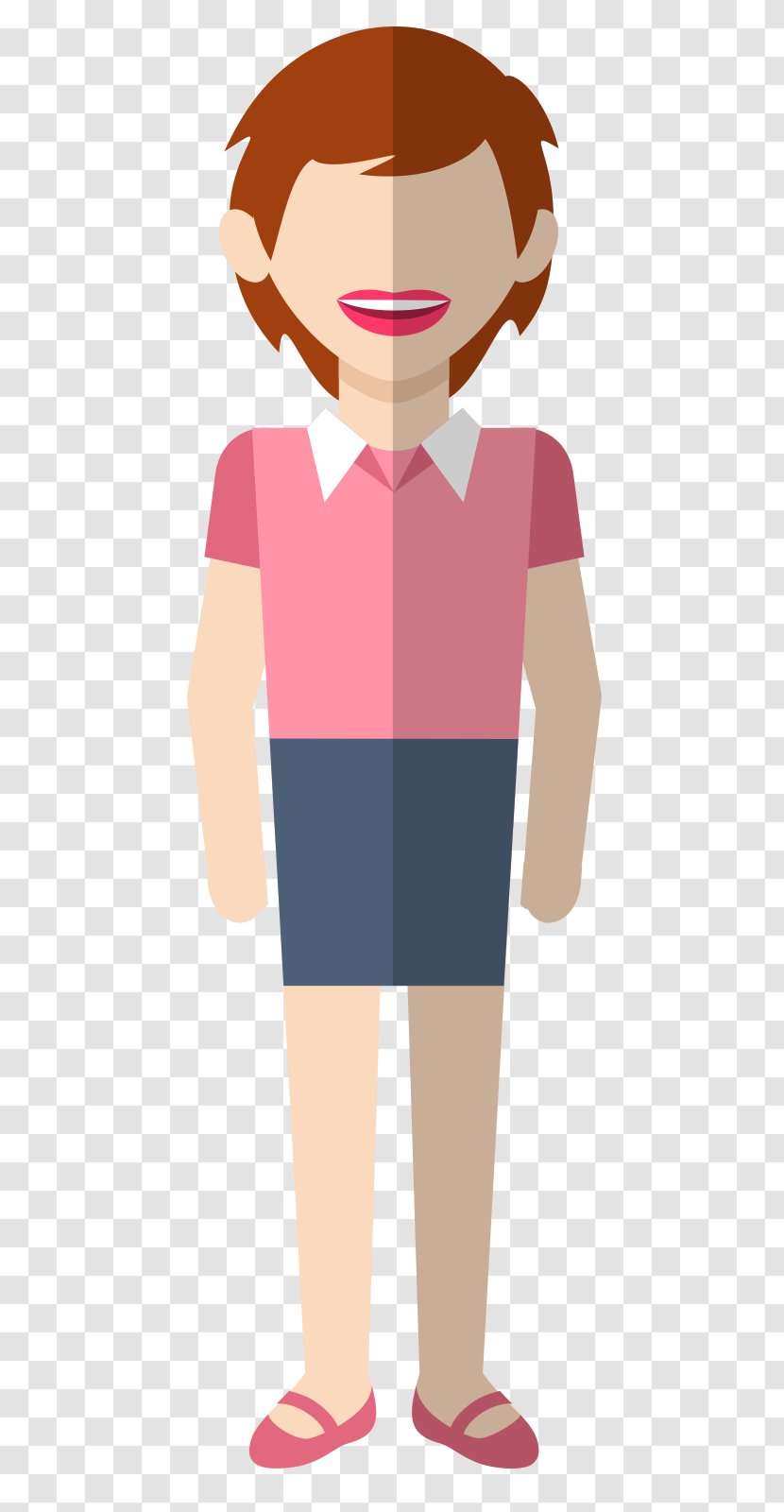 Avatar - Flower - Short Haired Woman Transparent PNG