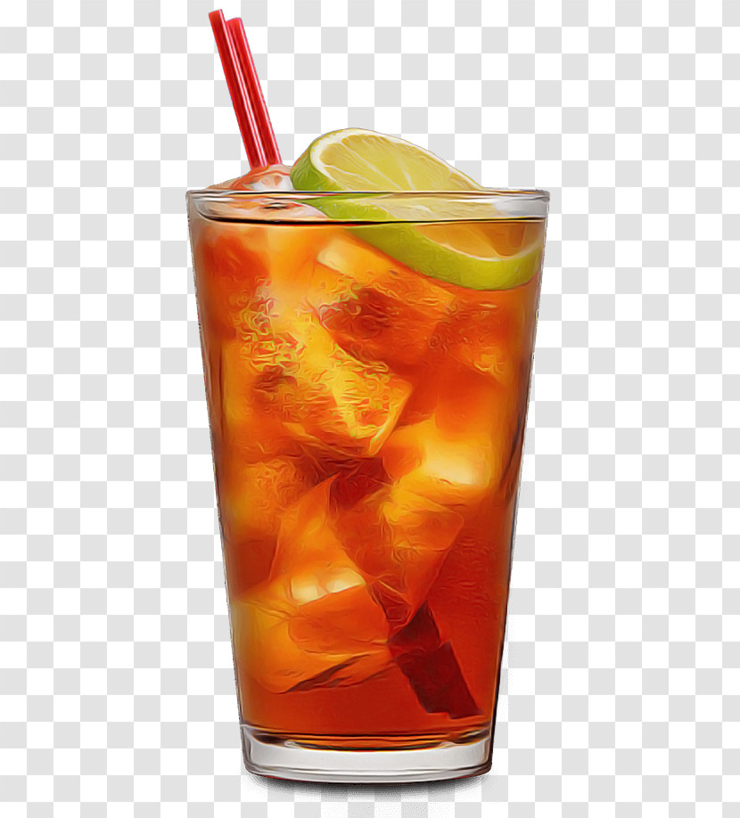 Bay Breeze Cocktail Garnish Harvey Wallbanger Long Island Iced Tea Negroni Transparent PNG