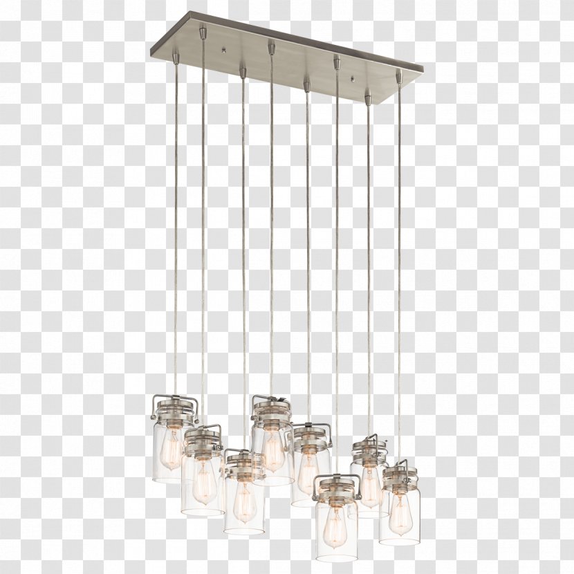Pendant Light Fixture Brushed Metal Incandescent Bulb - Lighting Transparent PNG