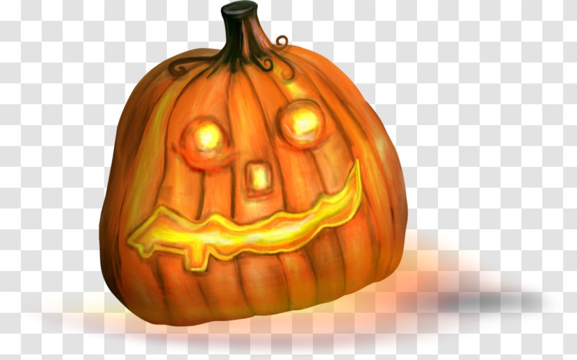 Jack-o'-lantern Pumpkin Halloween Gourd Winter Squash - Jackolantern Transparent PNG
