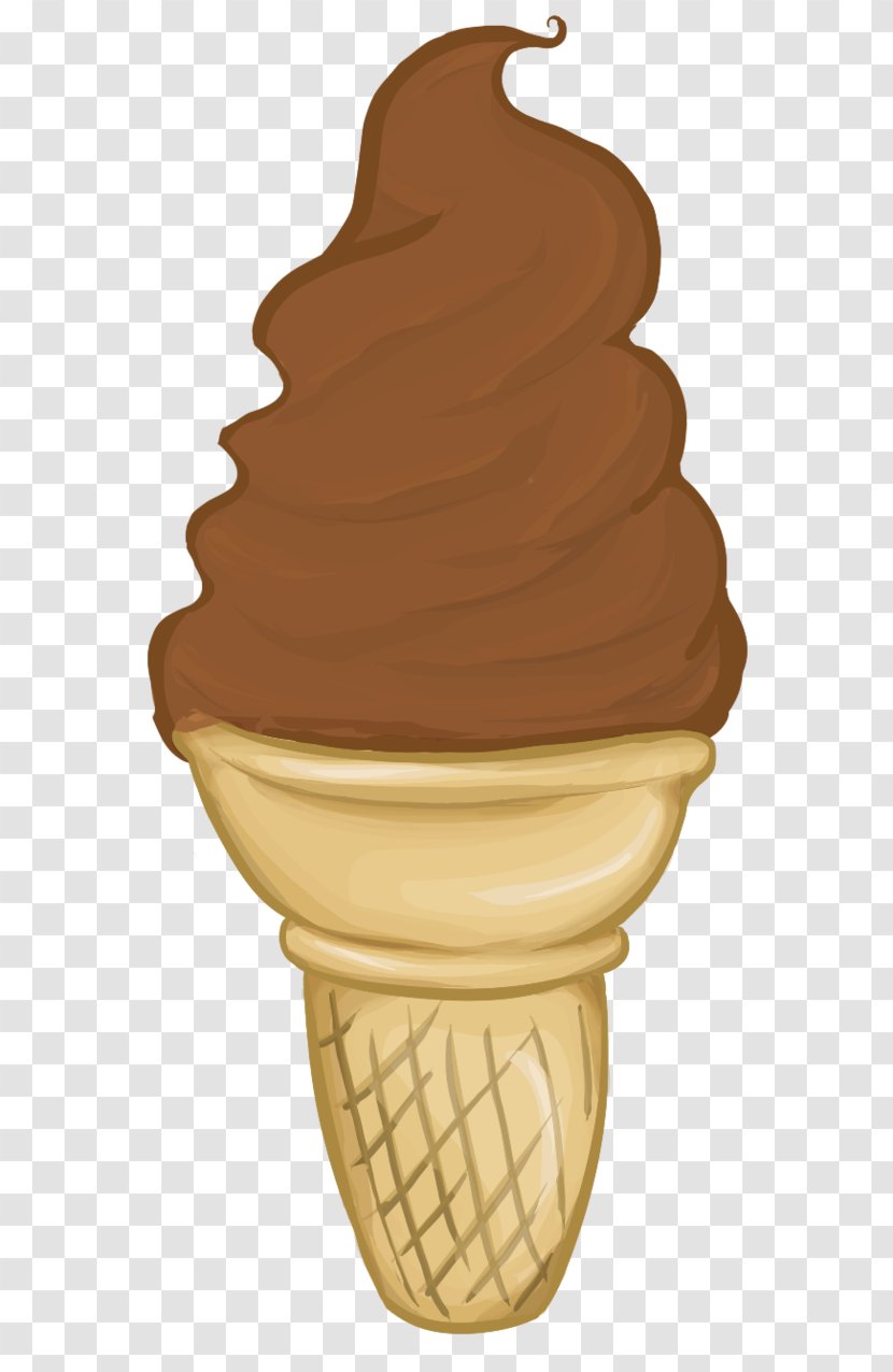 Ice Cream Cones Chocolate Frozen Yogurt - CREAM Transparent PNG