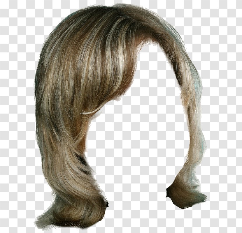 Wig Hairstyle Long Hair Layered - Forehead Transparent PNG