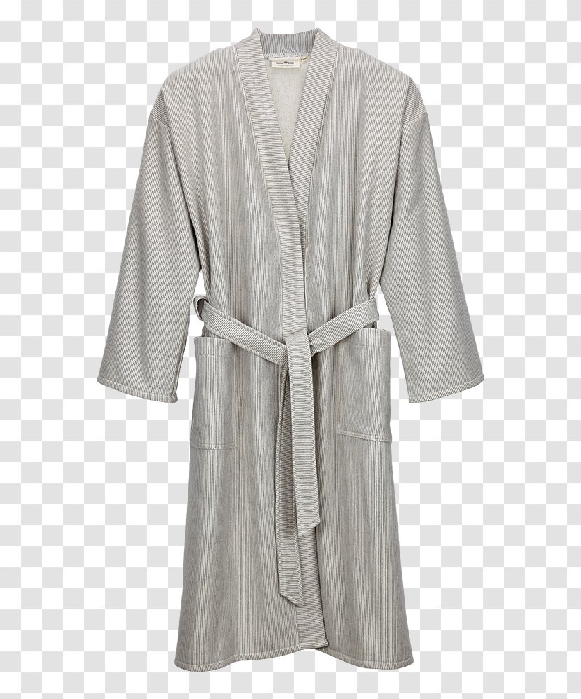 Bathrobe Cotton Terrycloth Sleeve - Sauna - Mantel Transparent PNG