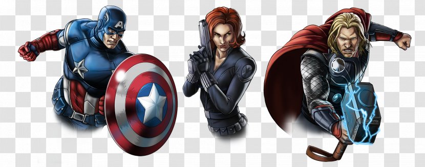 Captain America Iron Man Thor Rocket Raccoon Black Widow - Marvel Cinematic Universe Transparent PNG