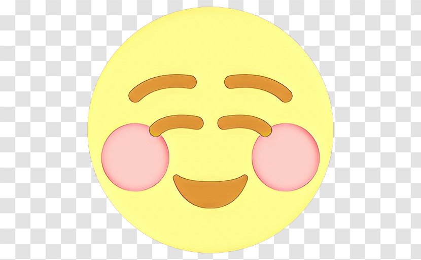Smiley Face Background - With Tears Of Joy Emoji - Oval Mouth Transparent PNG
