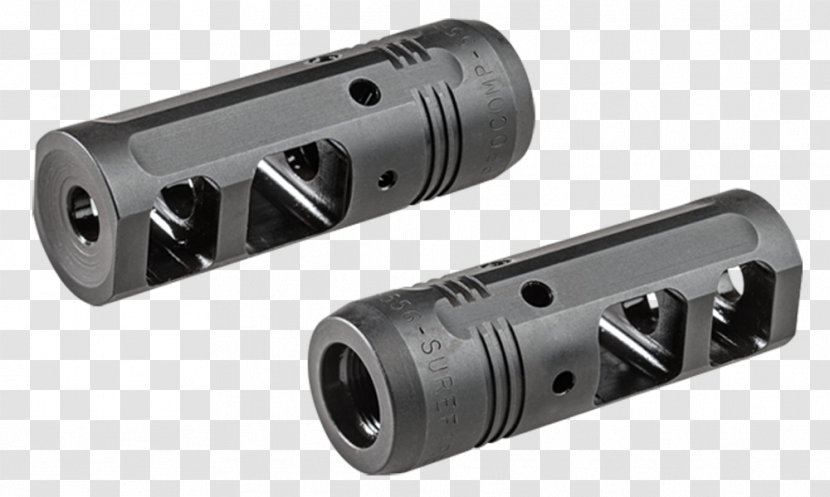 Muzzle Brake SureFire Weapon Recoil Silencer - Bocacha Transparent PNG