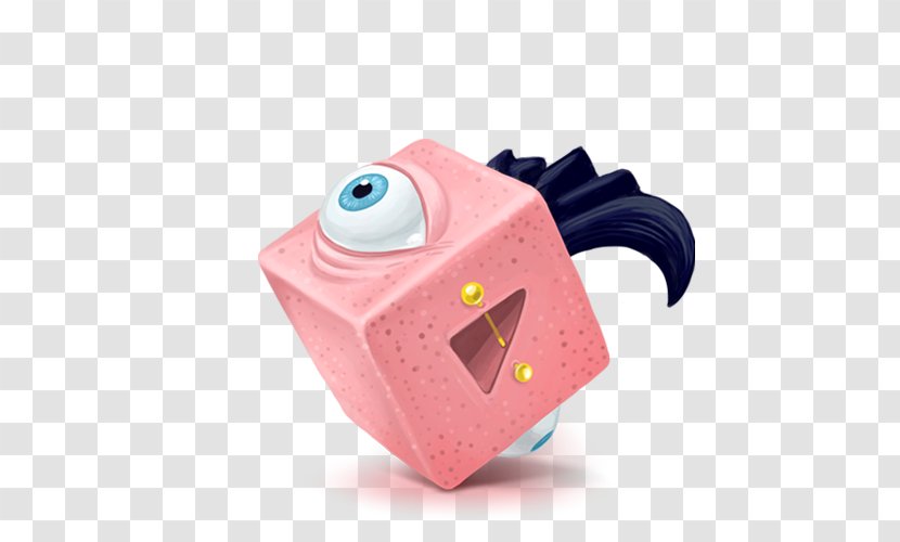 Ice Cream ICO Zip Box Icon - Android Application Package - Creative Big Eyes Villain Transparent PNG