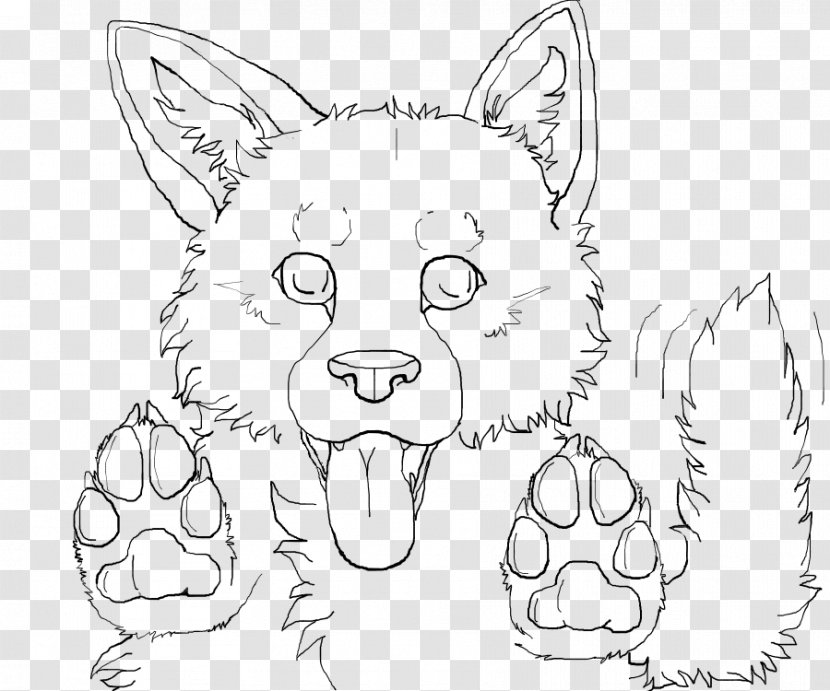 Line Art Dog Puppy Whiskers Drawing - Wing - Two Color Crown Transparent PNG