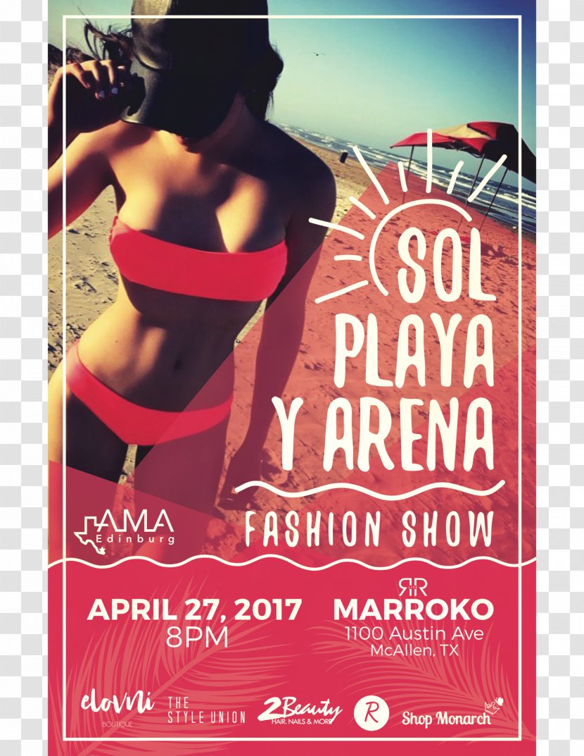Flyer Banner - Text - Fashion Show Poster Transparent PNG