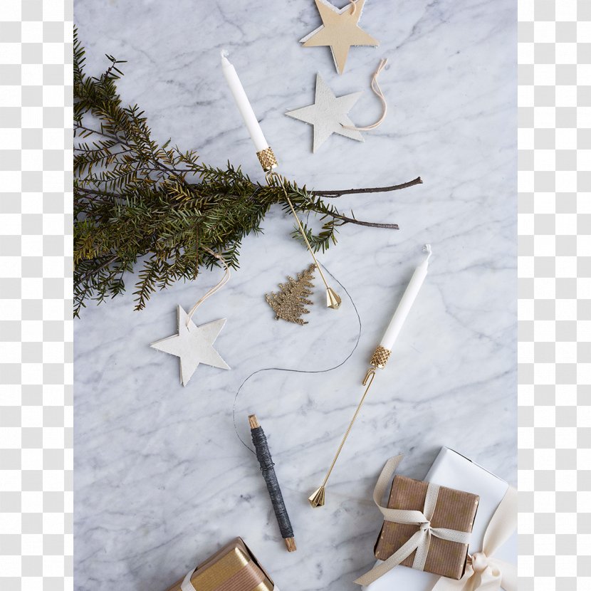 Christmas Tree Twig Ornament Candle Transparent PNG