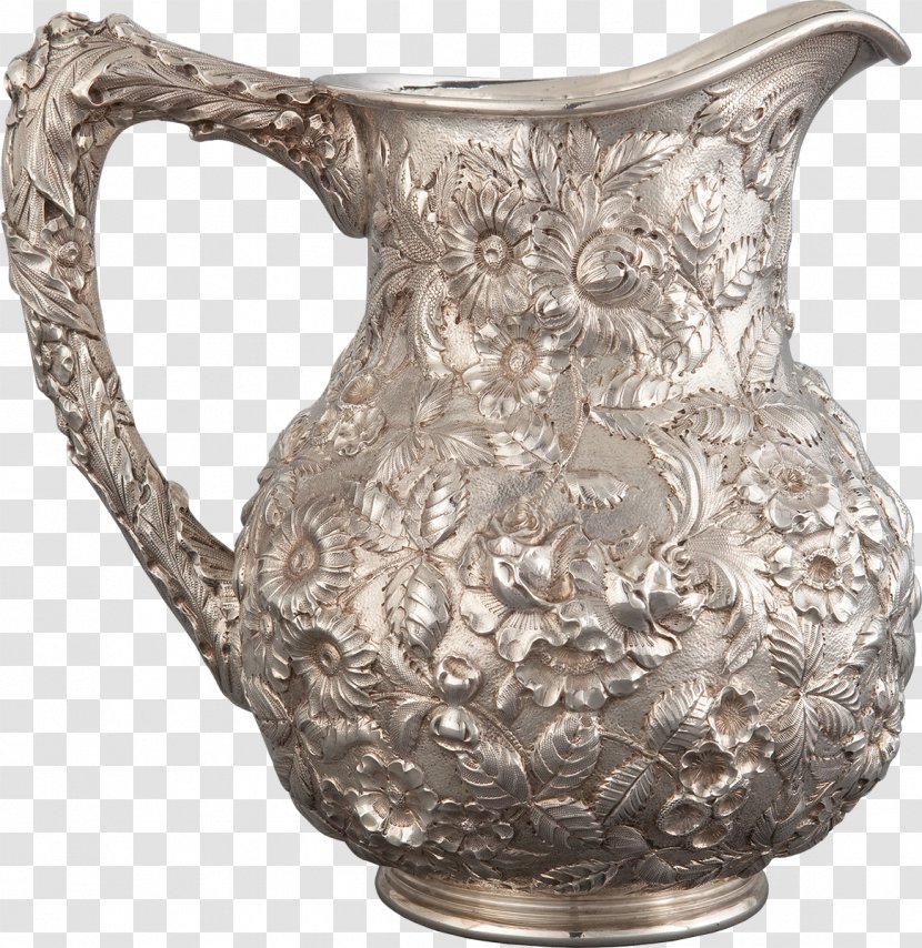 Pitcher Jug Tableware Mug Vase - Silver - Cookware Transparent PNG
