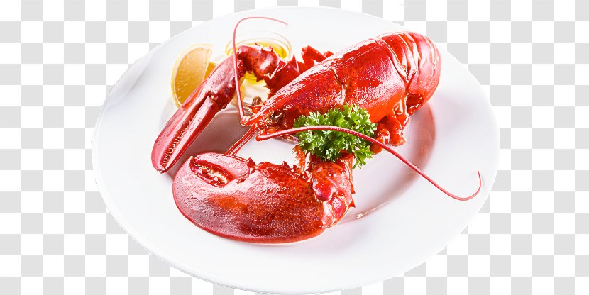Food Lobster Dish Cuisine Ingredient - Garnish American Transparent PNG