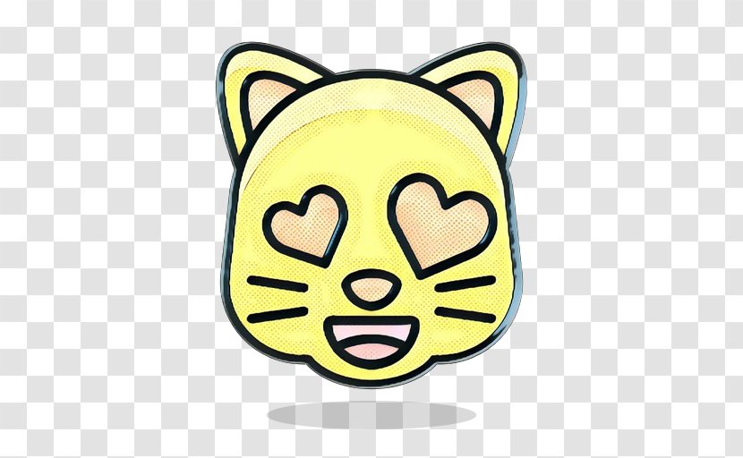 Heart Emoji Background - Head - Whiskers Smile Transparent PNG