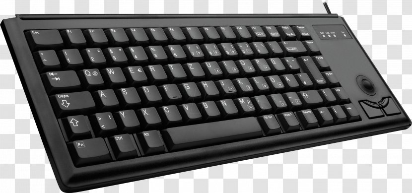 Computer Keyboard Cherry PS/2 Port Input Devices QWERTY - Touchpad Transparent PNG