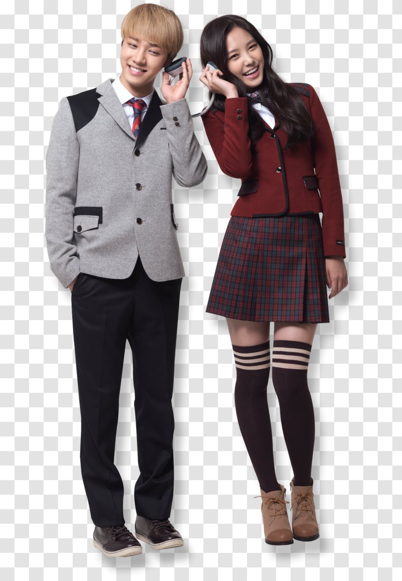 Son Na-eun Lee Gi-kwang South Korea Apink Highlight - Frame - School Uniform Transparent PNG