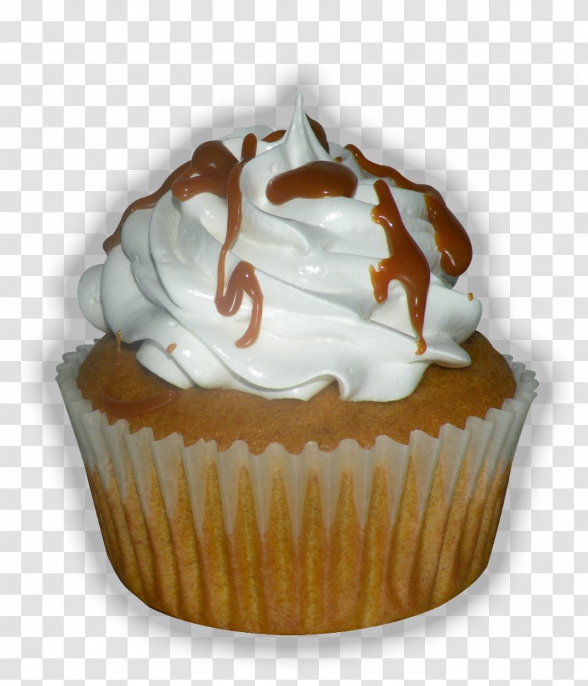 Cupcake Frosting & Icing Muffin Buttercream Chocolate - Dessert - Cake Transparent PNG
