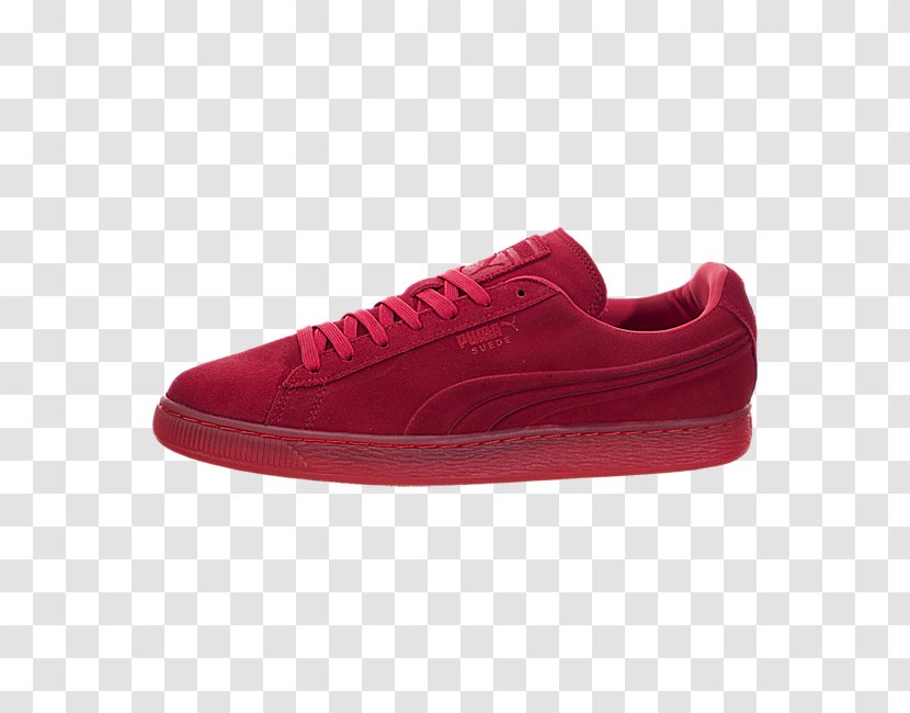 Skate Shoe Sneakers Suede - Red - Cross Training Transparent PNG
