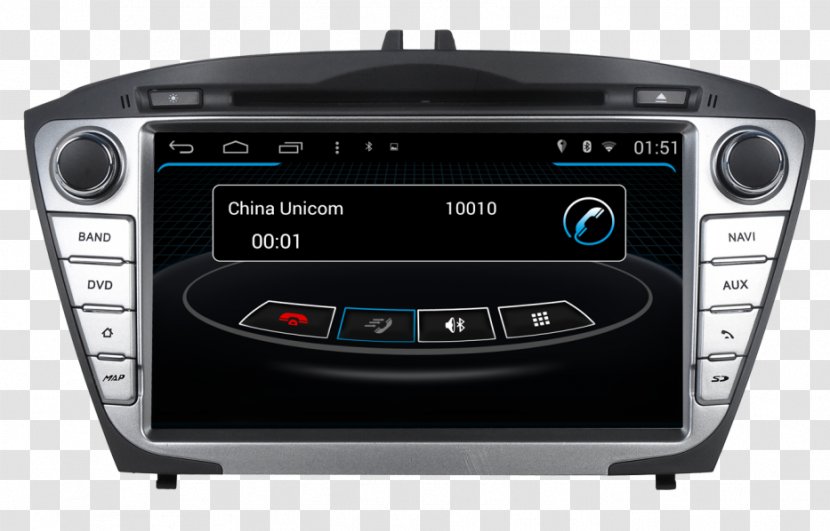 Hyundai Ix35 Car 2014 Tucson GPS Navigation Systems - Multimedia Transparent PNG