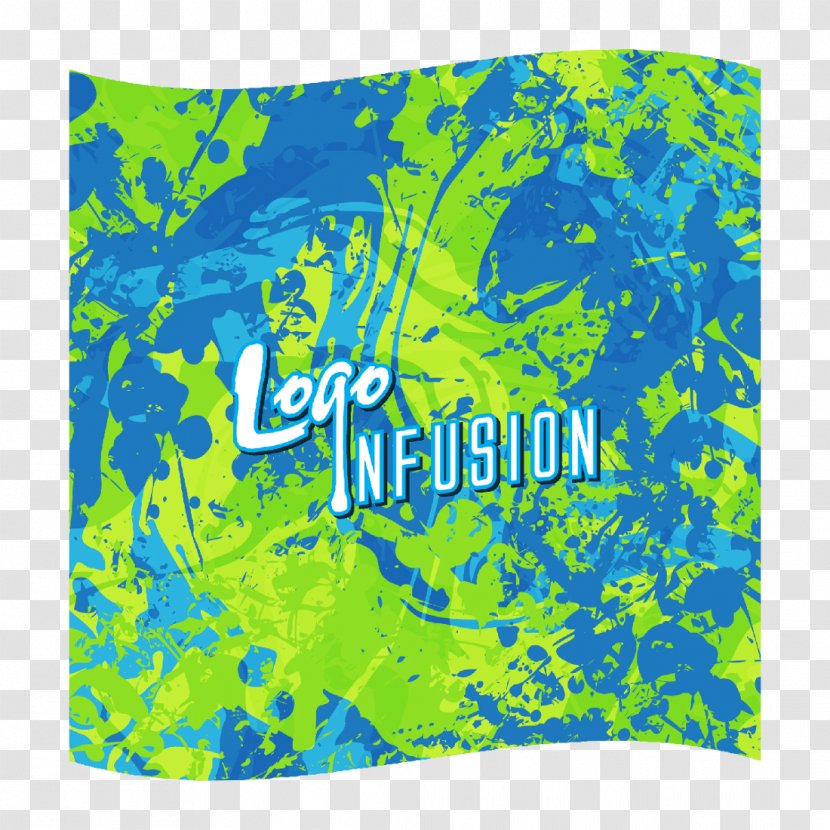 Towel Microfiber Logo Infusion Blue-green - Yellow - Blue Transparent PNG