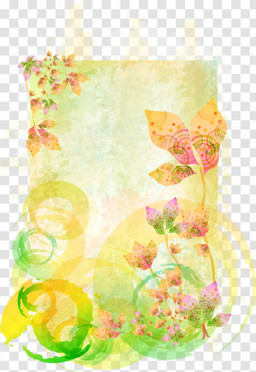 Painting Flowers Creative Watercolor Watercolor: - Vector Floral Background Transparent PNG