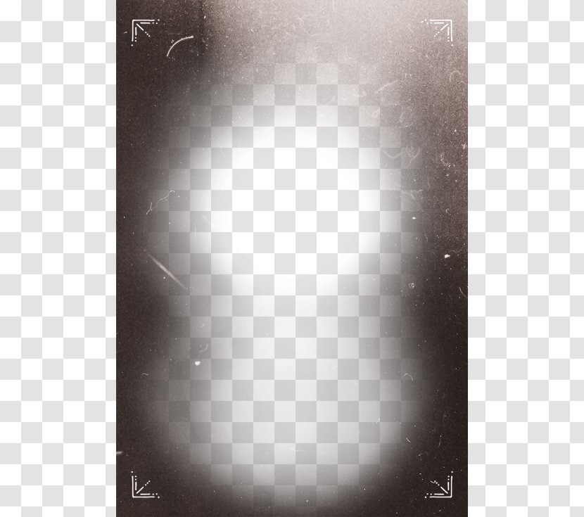 Black White Pattern - Space - Star Decorative Frame Transparent PNG